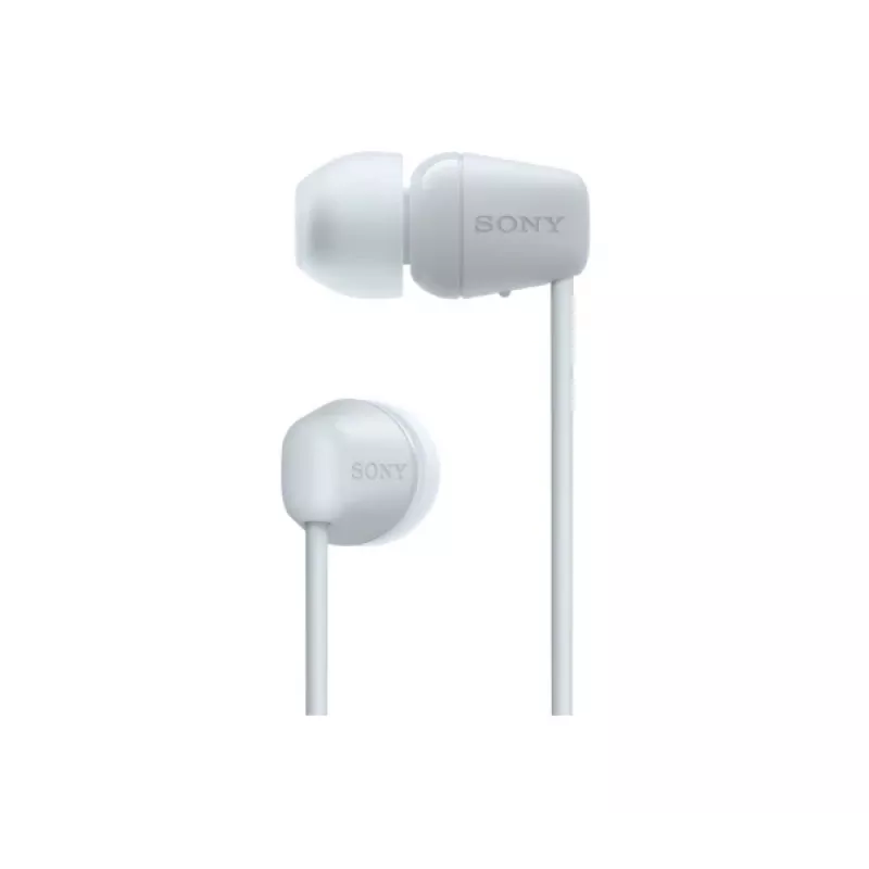 Sony WI-C100 belaidės ausinės į ausį, skambučiai/muzika, Bluetooth, baltos