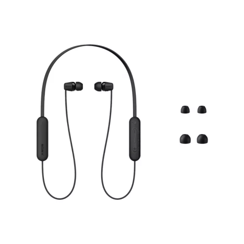 Sony WI-C100 Belaidės ausinės Į ausis Skambučiai/Muzika Juodos