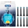 Oral-B iO Ultimate Clean keičiamieji šepetėlių antgaliai – 8 vnt., juodi, aukščiausios kokybės apnašų šalinimui