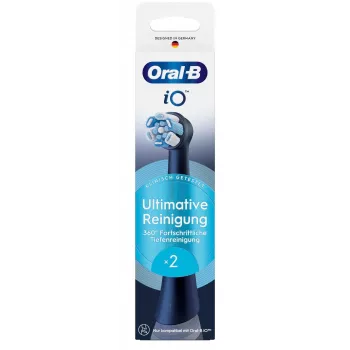 Oral-B iO Ultimate Clean 16262903 dantų šepetėlio galvutė 2 vnt. Juoda