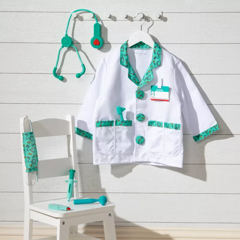 Melissa & Doug MPP RLP Doctor Rl Ply Costume Set GML - vaikiškas gydytojo kostiumas