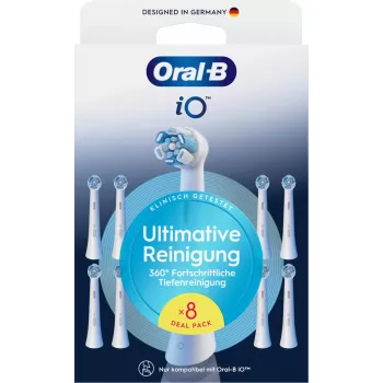 Oral-B dantų šepetėlio galvutė 8 vnt. Balta
