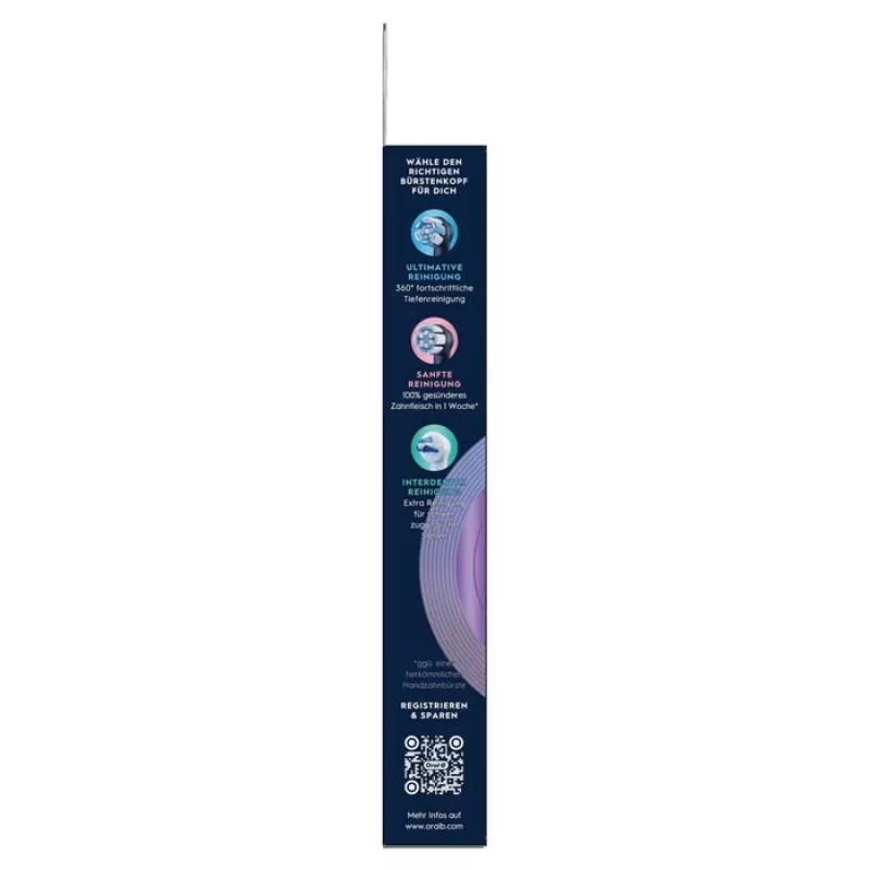 Oral-B iO Radiant White keičiamieji šepetėlių antgaliai, 4 vnt., juodi