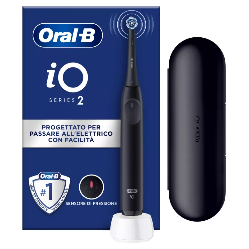 BRAUN Oral‑B iO Series 2 Night Black įkraunamas elektrinis dantų šepetėlis