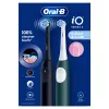 Elektroninis dantų šepetėlis BRAUN Oral‑B iO Series 2 Duo Juodas/Žalias, įkraunamas, modelis 62418