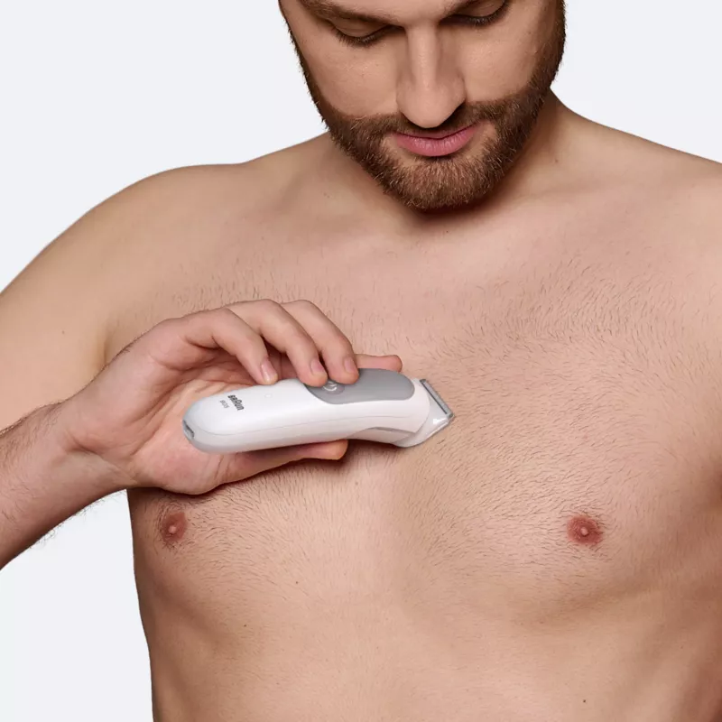 Kūno kirpimo mašinėlė BRAUN BG 5500 244787 – vandeniui atspari įkraunama kūno trimerė