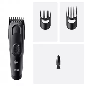 Braun HC5530 juodi plaukų kirpimo mašinėlė 17 NiMH