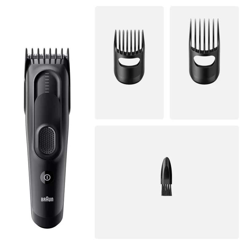 Braun HC5530 juodi plaukų kirpimo mašinėlė 17 NiMH