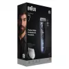 Braun BeardTrimmer 7 BT7520 barzdaskutė, akumuliatorinė, 40 ilgio nustatymų, 0,5–20 mm, šlapiai/sausai, juoda-mėlyna