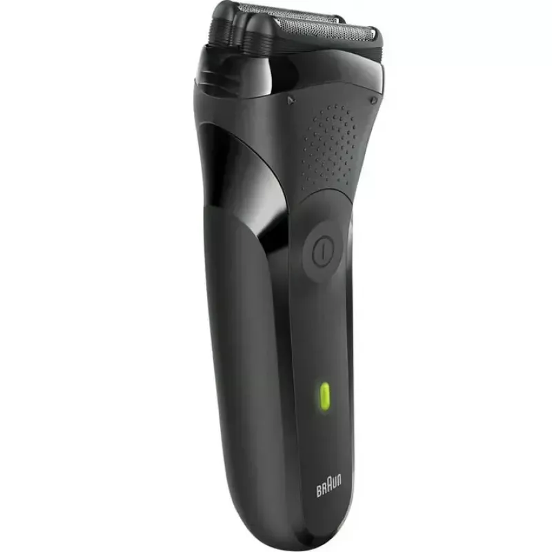 BRAUN Series 3 300s elektrinis skustuvas su folija – 2 SensoFoil, įkraunamas NiMH, šlapias ir sausas, juodas