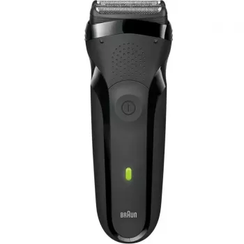 BRAUN Series 3 300s elektrinis skustuvas su folija – 2 SensoFoil, įkraunamas NiMH, šlapias ir sausas, juodas