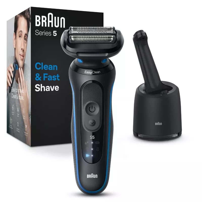 Braun Series 5 52-B7000cc skutimosi aparatas su folija, juodas, Li-Ion