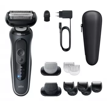 BRAUN Series 6 62‑G1650s elektrinis skustuvas su folija, juodas