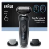 BRAUN Series 6 62‑G1650s elektrinis skustuvas su folija, juodas