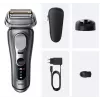 Foilinis skustuvas Braun Series 9 Pro+ 9615S juodai pilkas nerūdijantis plienas