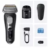 Foilinis skustuvas Braun Series 9 Pro+ 9660CC juodas sidabrinis nerūdijantis plienas