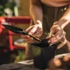 Sodo kastuvėlis Fiskars F1057641 – rankinis kastuvėlis, juodas ir rudas