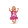 Suknelė lėlei Peterkin BABY born Flamingo, 43 cm lėlėms, sulankstoma, nuo 3 metų