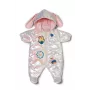 Žieminis kombinezonas lėlei Peterkin BABY born Winter Suit Cream, 43 cm, sulankstomas, nuo 3 metų