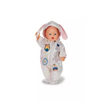 Žieminis kombinezonas lėlei Peterkin BABY born Winter Suit Cream, 43 cm, sulankstomas, nuo 3 metų