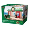 Ravensburger – BRIO Modelinio geležinkelio įrašymo ir grojimo stotelė, 3 dalių, AA baterija, juoda/žalia/raudona