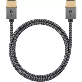 Goobay HDMI kabelis 3 m A tipo kištukas į kištuką 18 Gbit/s pilkas