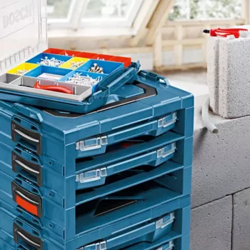 Įrankių dėžė Bosch i-BOXX 53 set 10 Professional – ABS sintetika, spalvoti vidiniai dėklai