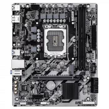 GIGABYTE H810M K Micro ATX pagrindinė plokštė Intel Core Ultra (2 serija) — LGA 1851, DDR5 iki 6400 MHz, 1x PCIe 4.0 M.2, 1GbE
