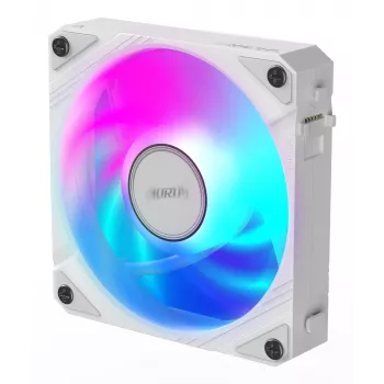 Gigabyte AORUS EZ CHAIN FAN 120 ICE korpuso ventiliatorius, 120 mm, baltos spalvos, GP-ECFAN1201 ICE