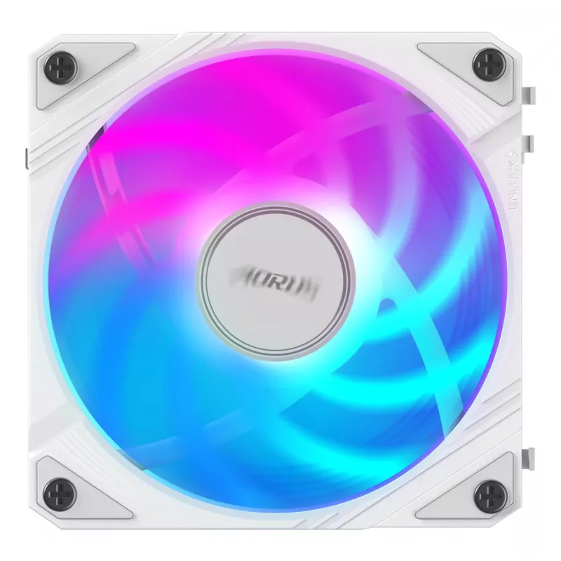 Gigabyte AORUS EZ CHAIN FAN 120 ICE korpuso ventiliatorius, 120 mm, baltos spalvos, GP-ECFAN1201 ICE
