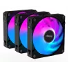 GIGABYTE AORUS EZ CHAIN FAN 120 (3 vnt.) 12 cm juodi ventiliatoriai