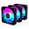 GIGABYTE AORUS EZ CHAIN FAN 120 (3 vnt.) 12 cm juodi ventiliatoriai
