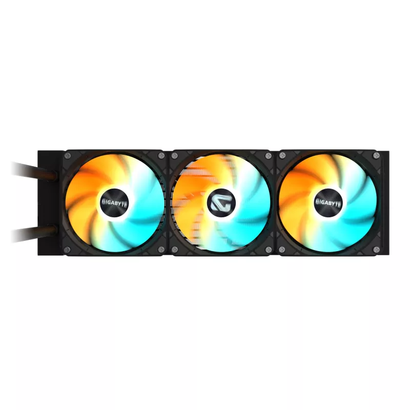 GIGABYTE GAMING 360 skystas aušintuvas CPU – 3x120mm ARGB ventiliatoriai, slydimo fiksavimo mechanizmas, DAISY-CHAIN, suderinamas su Intel LGA 1851 ir AMD AM5
