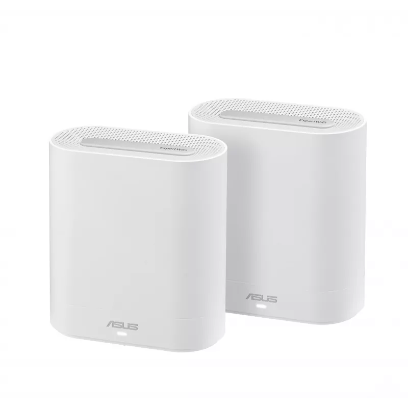 ASUS EBM68(2PK) – Expert WiFi triju juostų (2,4 GHz / 5 GHz / 5 GHz) Wi-Fi 6 (802.11ax) baltas 3 vidinės antenos