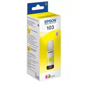 Epson 103 geltoni rašalai EcoTank spausdintuvams, 65 ml