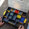 Dėžutė smulkioms detalėms Stanley Sortmaster Junior Juoda/Geltona
