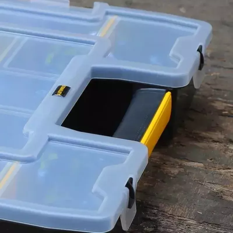 Dėžutė smulkioms detalėms Stanley Sortmaster Junior Juoda/Geltona