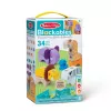 Konstruktorius Spin Master Melissa & Doug Blockables Safari Playset – figūrėlės ir sukraunami blokeliai
