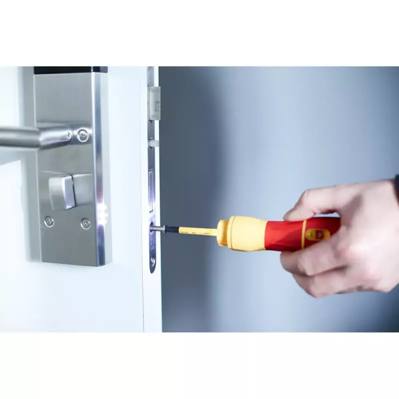 Elektrinis atsuktuvas Wiha 44318 raudonas geltonas