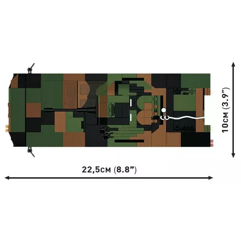Konstruktoriaus rinkinys Cobi Ginkluotosios pajėgos KTO Rosomak 2-in-1 (COBI-2629)