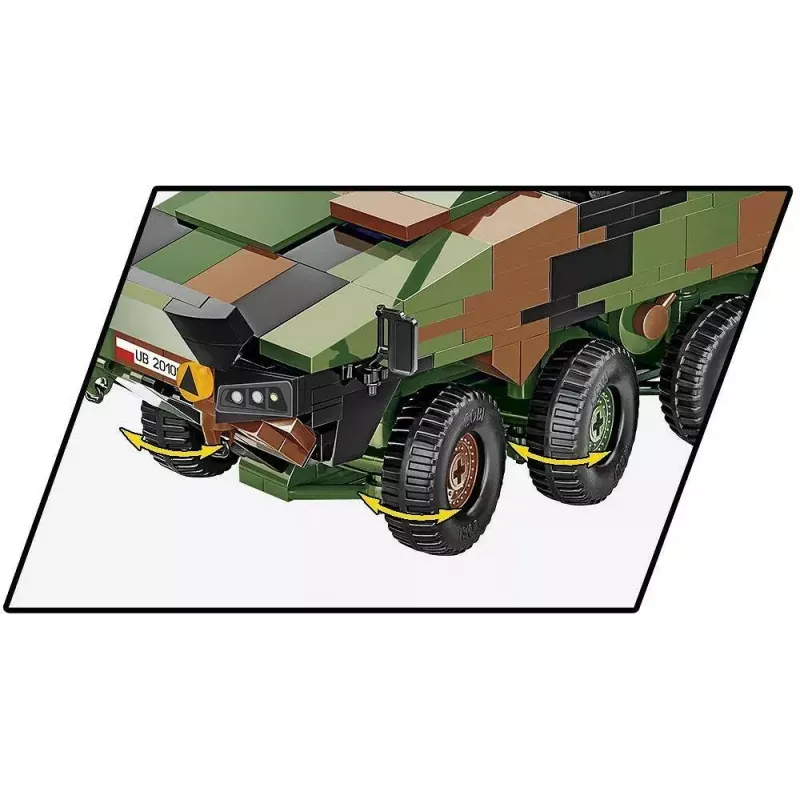 Konstruktoriaus rinkinys Cobi Ginkluotosios pajėgos KTO Rosomak 2-in-1 (COBI-2629)