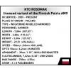 Konstruktoriaus rinkinys Cobi Ginkluotosios pajėgos KTO Rosomak 2-in-1 (COBI-2629)