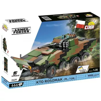 Konstruktoriaus rinkinys Cobi Ginkluotosios pajėgos KTO Rosomak 2-in-1 (COBI-2629)