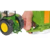 Siku John Deere 6210R traktoriaus modelis, metalas, plastikas, juoda, žalia