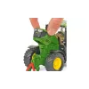 Siku John Deere 6210R traktoriaus modelis, metalas, plastikas, juoda, žalia