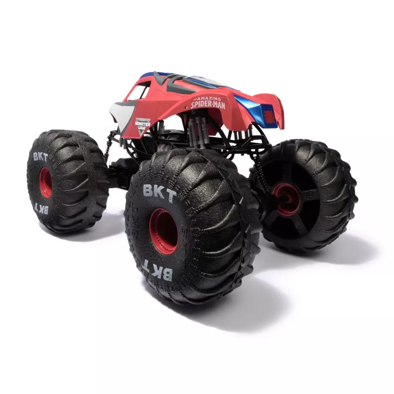 Monster Jam Marvel Mega Spider-Man RC Monster Truck, visureigis, daugiau nei 60 cm ilgio, 1:6 mastelis, superherojų žaislas vaikams nuo 4 metų