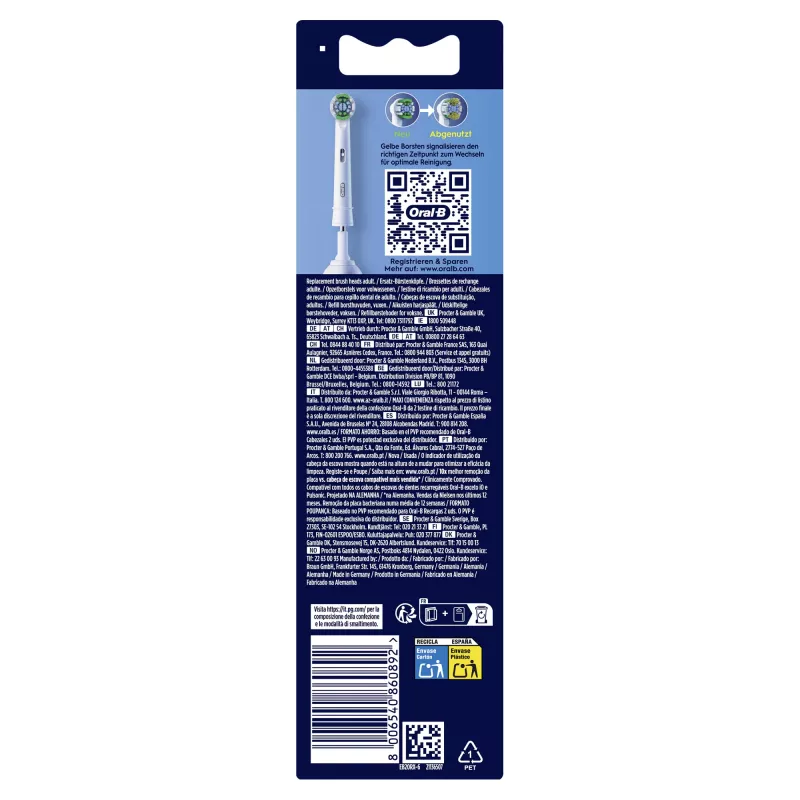 Šepečio galvutės Braun Oral-B Pro Precision Clean 6 vnt.