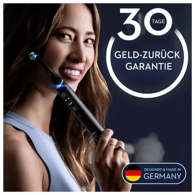 Oral-B iO iO10 suaugusiems besisukantis dantų šepetėlis juodas