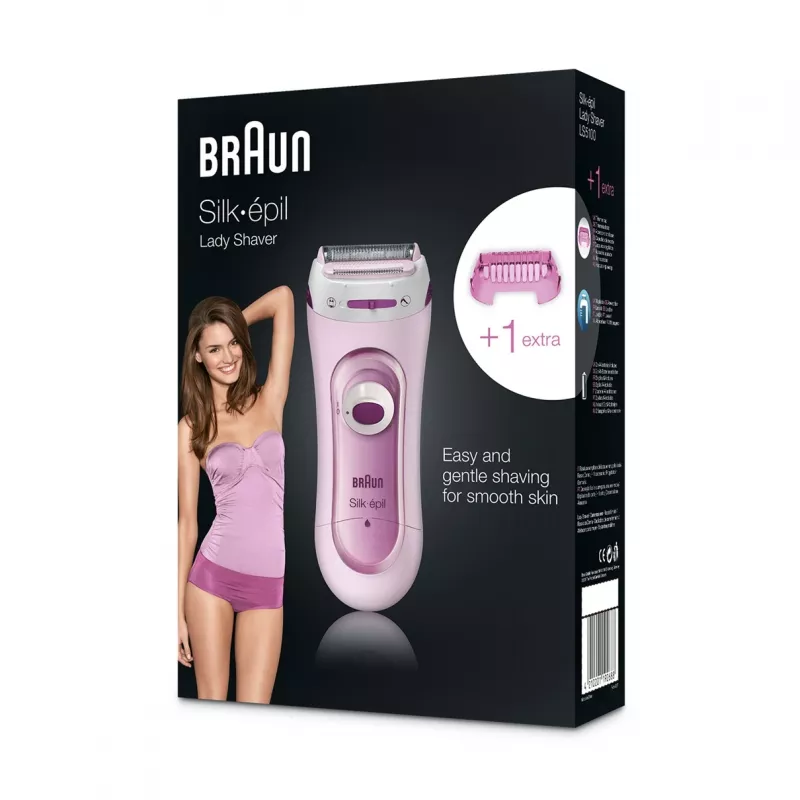 Braun Silk-epil 5 LS5100 moteriškas skutuvas, rožinis
