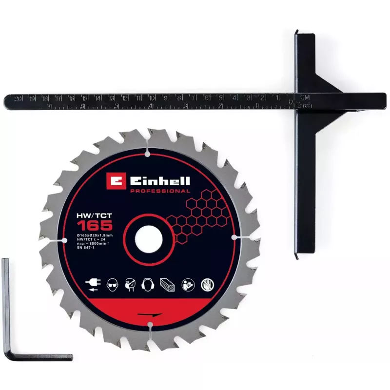 Belaidis diskinis pjūklas EINHELL Professional TP-CS 18/165 Li BL, 18 V, solo (be akumuliatoriaus ir įkroviklio)